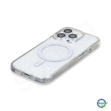 iPhone 12 Pro Max Spada Diamond Magsafe Silver Kapak