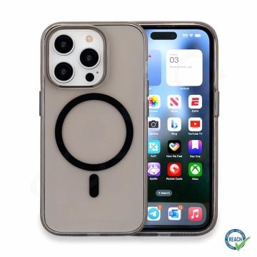 iPhone 15 Plus Spada Premium Magsafe Black Kapak