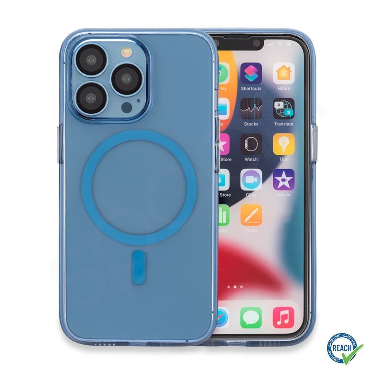 iPhone 14 Plus Spada Premium Magsafe Blue Kapak