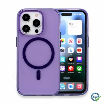 iPhone 14 Spada Premium Magsafe Deep Purple Kapak