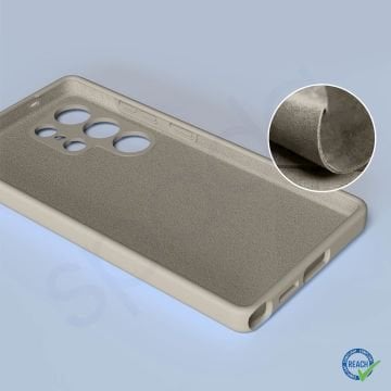 Samsung S25 Ultra Spada Silikon Magsafe Kılıf - Gri