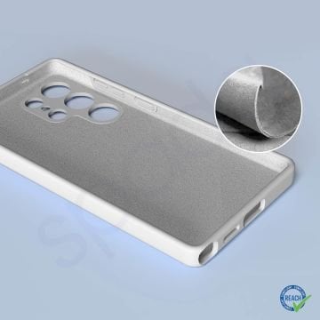 Samsung S25 Ultra Spada Silikon Magsafe Kılıf - Silver