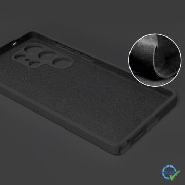 Samsung S25 Ultra Spada Silikon Magsafe Kılıf - Siyah