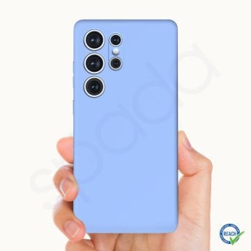 Samsung S25 Ultra Spada Silikon Magsafe Kılıf - Uçuk Mavi