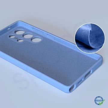 Samsung S25 Ultra Spada Silikon Magsafe Kılıf - Uçuk Mavi