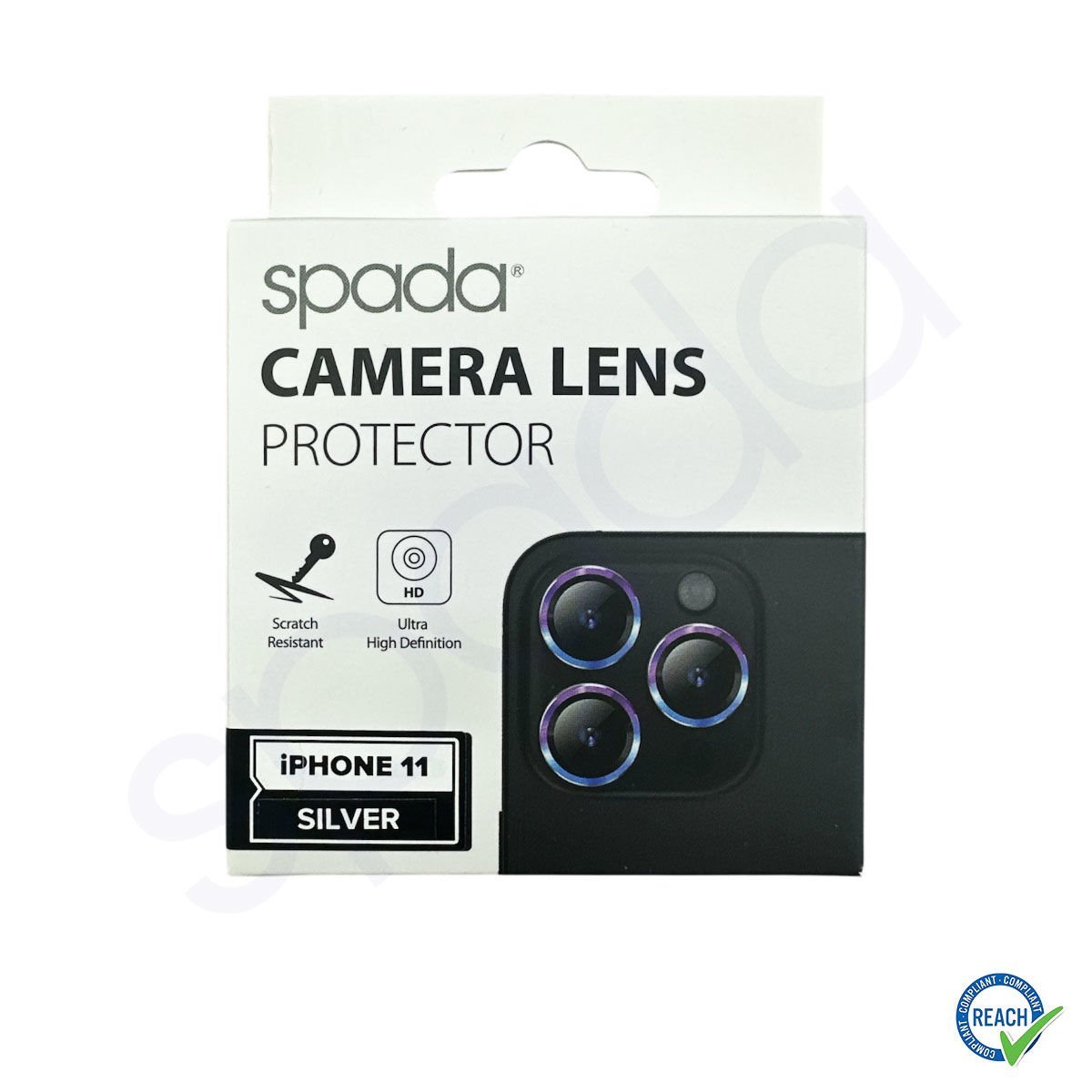 iPhone 11 Spada Kamera Lens Koruyucu - Silver