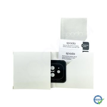 iPhone 12 Mini Spada Kamera Lens Koruyucu - Black