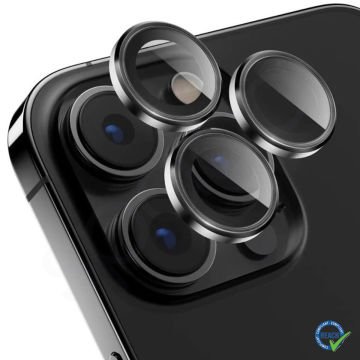 iPhone 12 Pro Spada Kamera Lens Koruyucu - Black