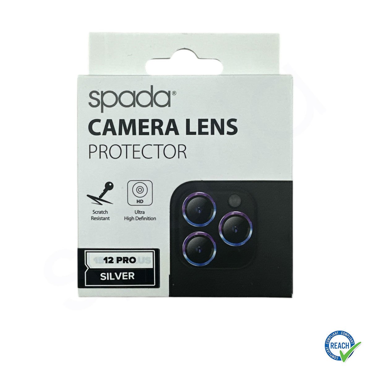 iPhone 12 Pro Spada Kamera Lens Koruyucu - Silver