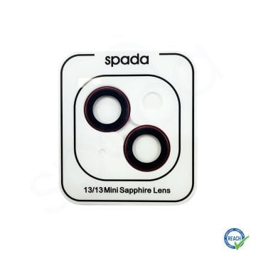 iPhone 13 Mini Spada Kamera Lens Koruyucu - Red