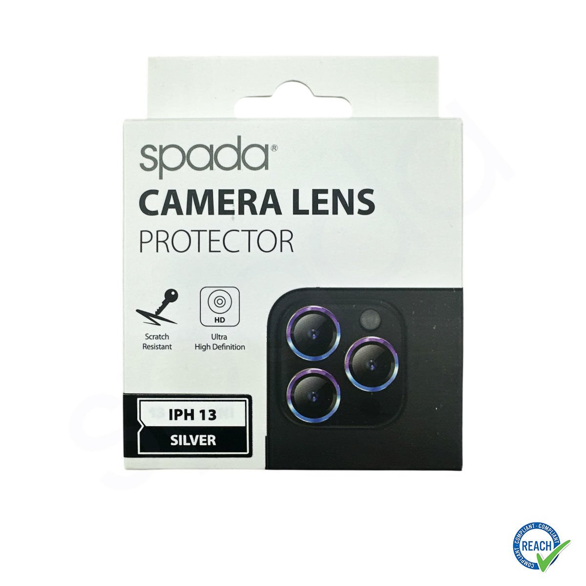 iPhone 13 Mini Spada Kamera Lens Koruyucu - Silver