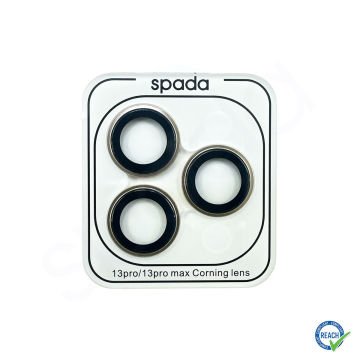 iPhone 13 Pro Max Spada Kamera Lens Koruyucu - Gold