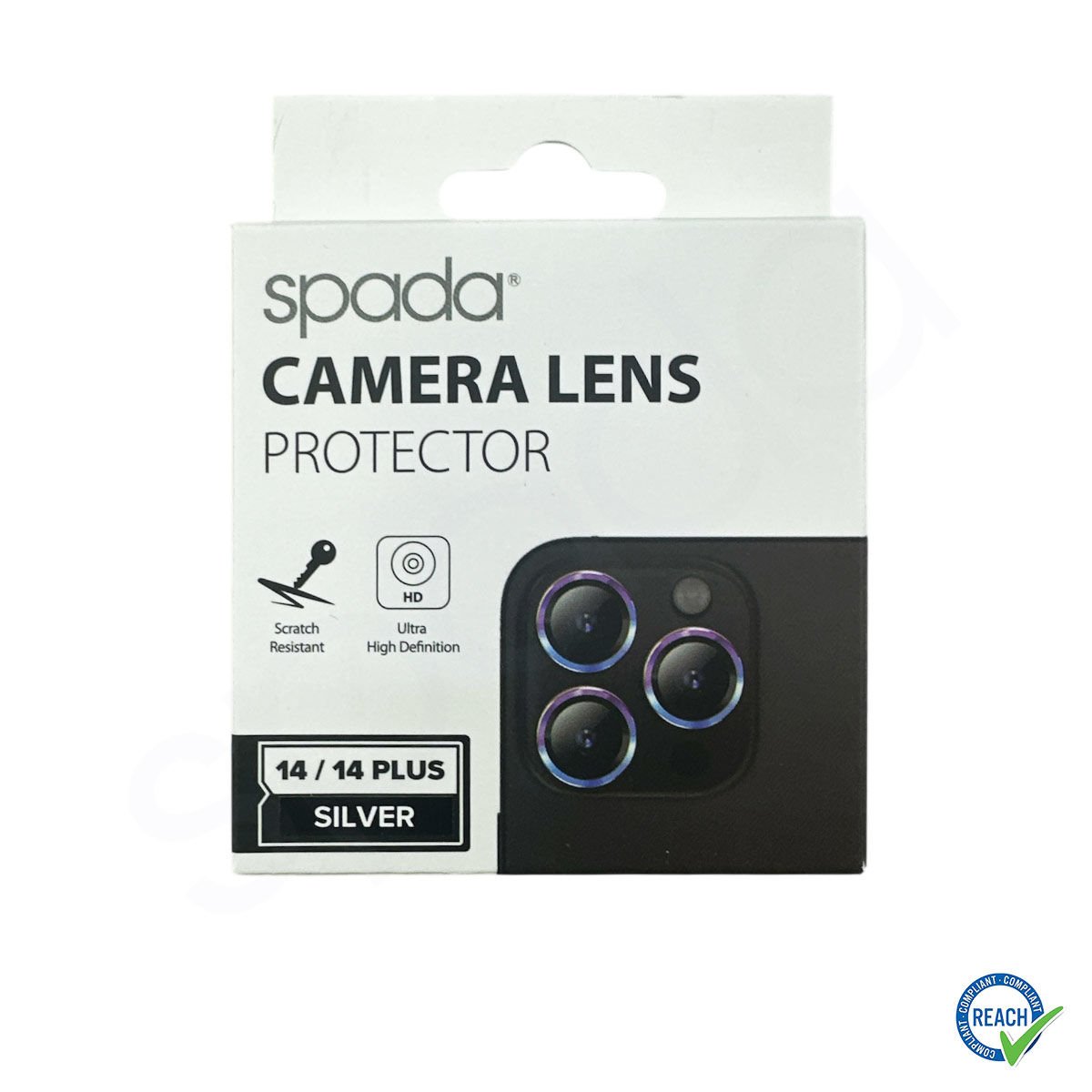 iPhone 14 Spada Kamera Lens Koruyucu - Silver