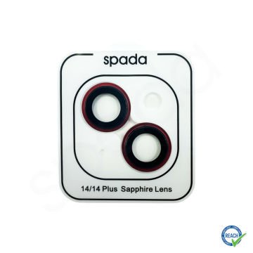 iPhone 14 Plus Spada Kamera Lens Koruyucu - Red