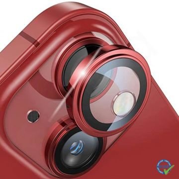 iPhone 14 Plus Spada Kamera Lens Koruyucu - Red