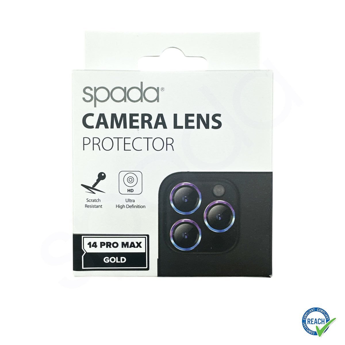 iPhone 14 Pro Spada Kamera Lens Koruyucu - Gold