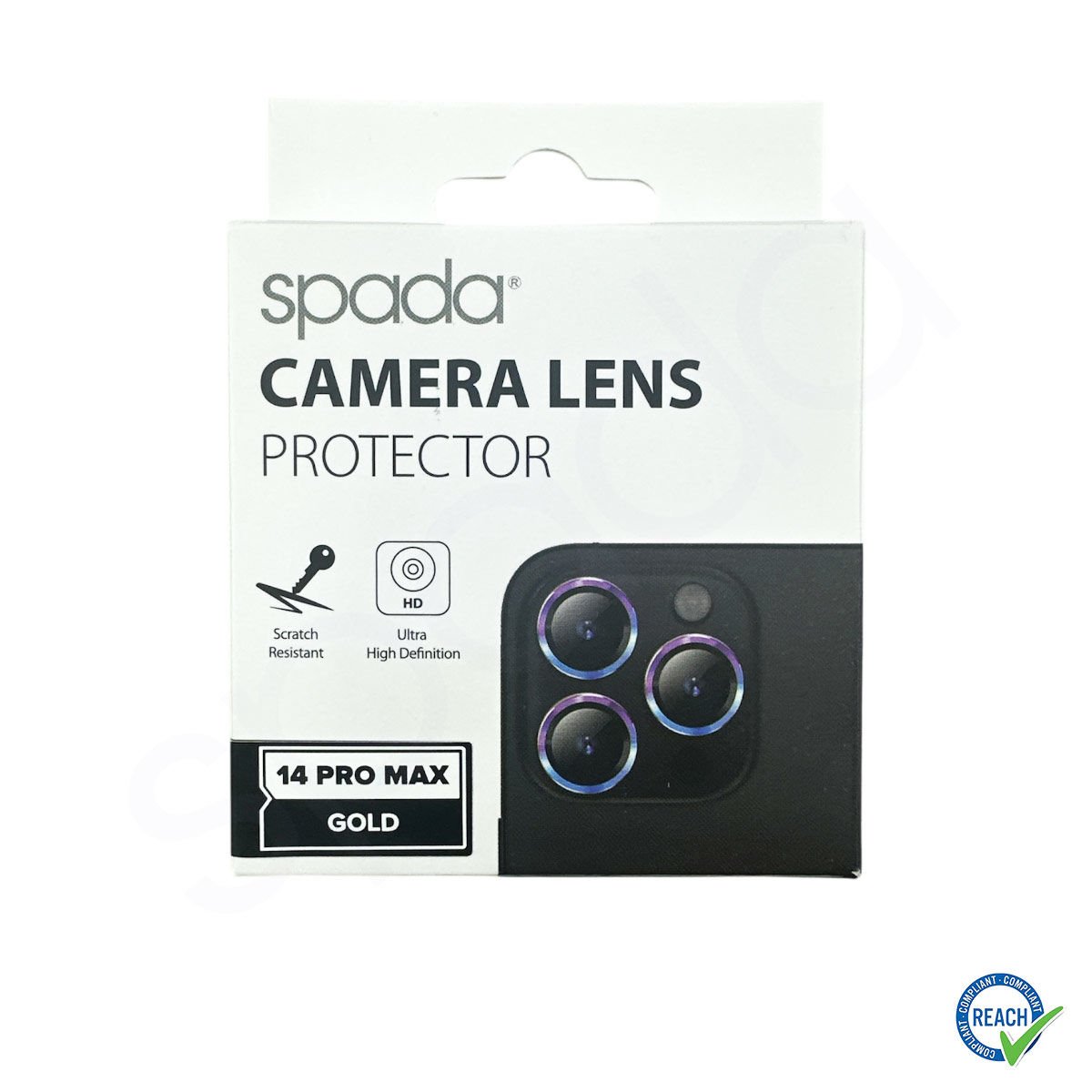 iPhone 14 Pro Max Spada Kamera Lens Koruyucu - Gold