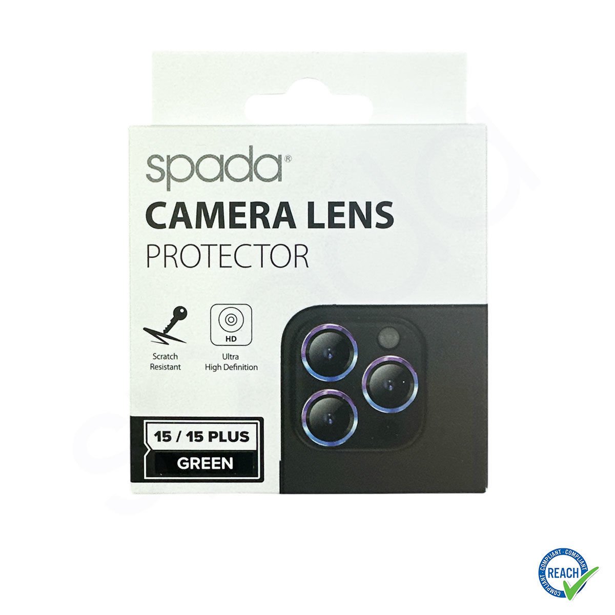 iPhone 15 Spada Kamera Lens Koruyucu - Green