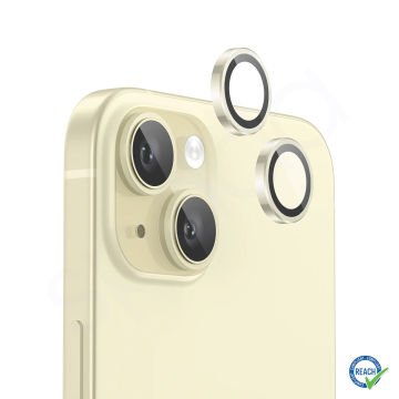 iPhone 15 Spada Kamera Lens Koruyucu - Yellow