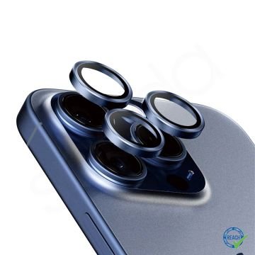 iPhone 15 Pro Spada Kamera Lens Koruyucu - Blue