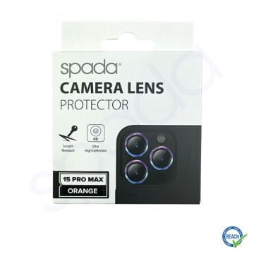 iPhone 15 Pro Spada Kamera Lens Koruyucu - Orange