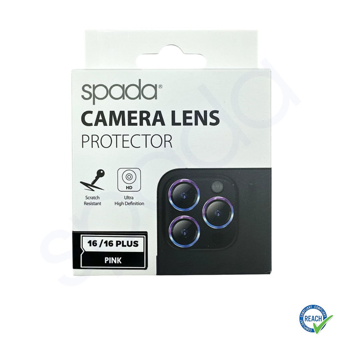 iPhone 16 Spada Kamera Lens Koruyucu - Pink