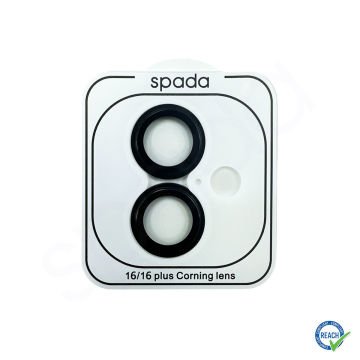 iPhone 16 Plus Spada Kamera Lens Koruyucu - Black