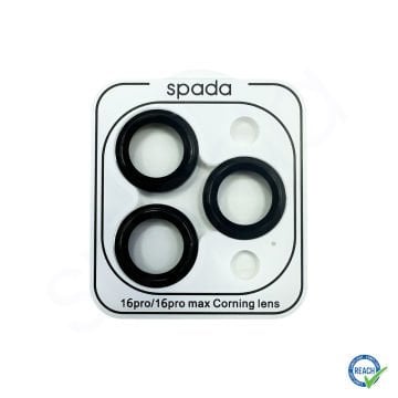 iPhone 16 Pro Spada Kamera Lens Koruyucu - Black