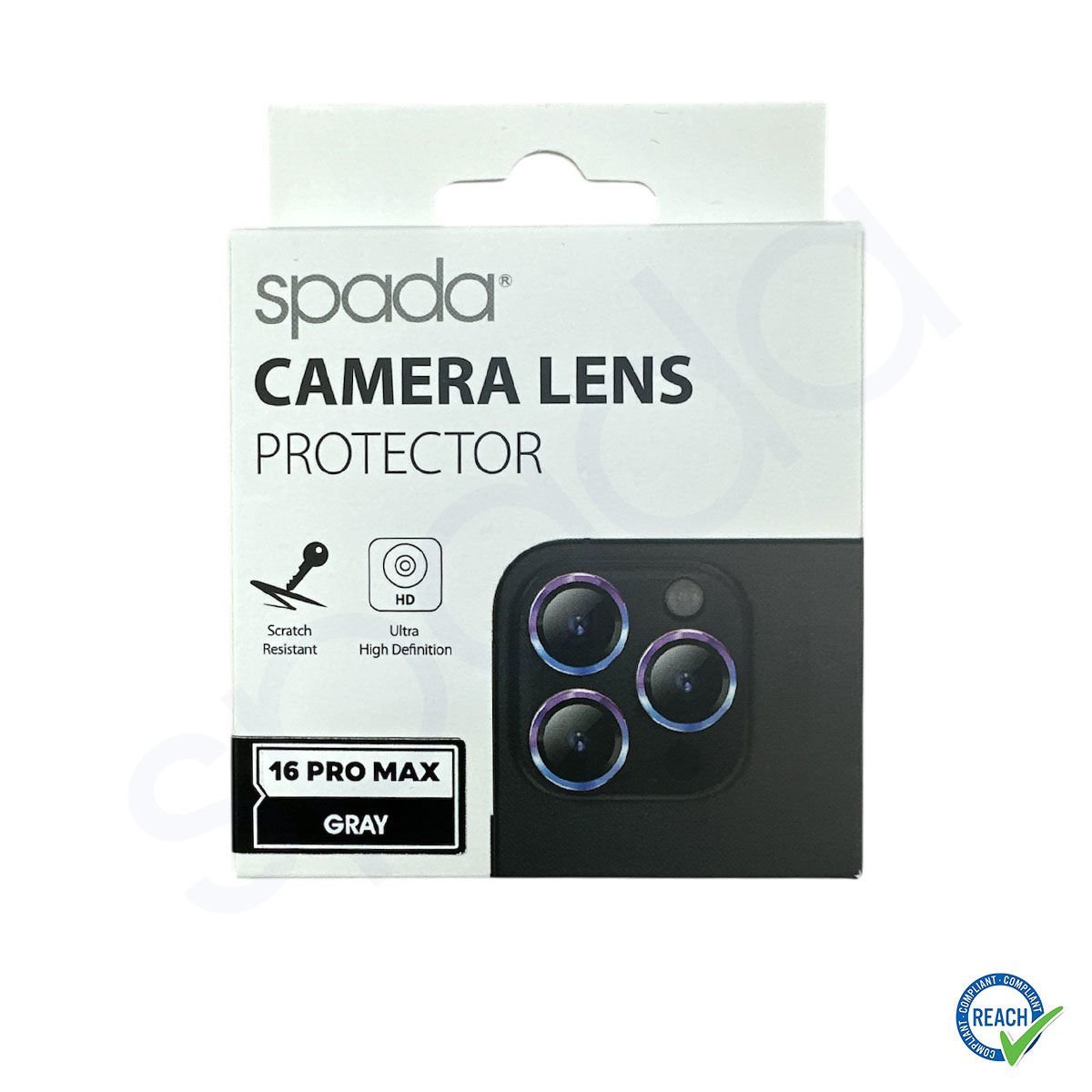 iPhone 16 Pro Spada Kamera Lens Koruyucu - Gray