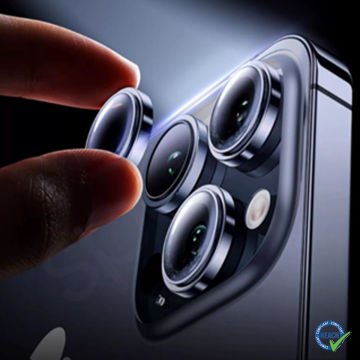 iPhone 16 Pro Max Spada Kamera Lens Koruyucu - Silver