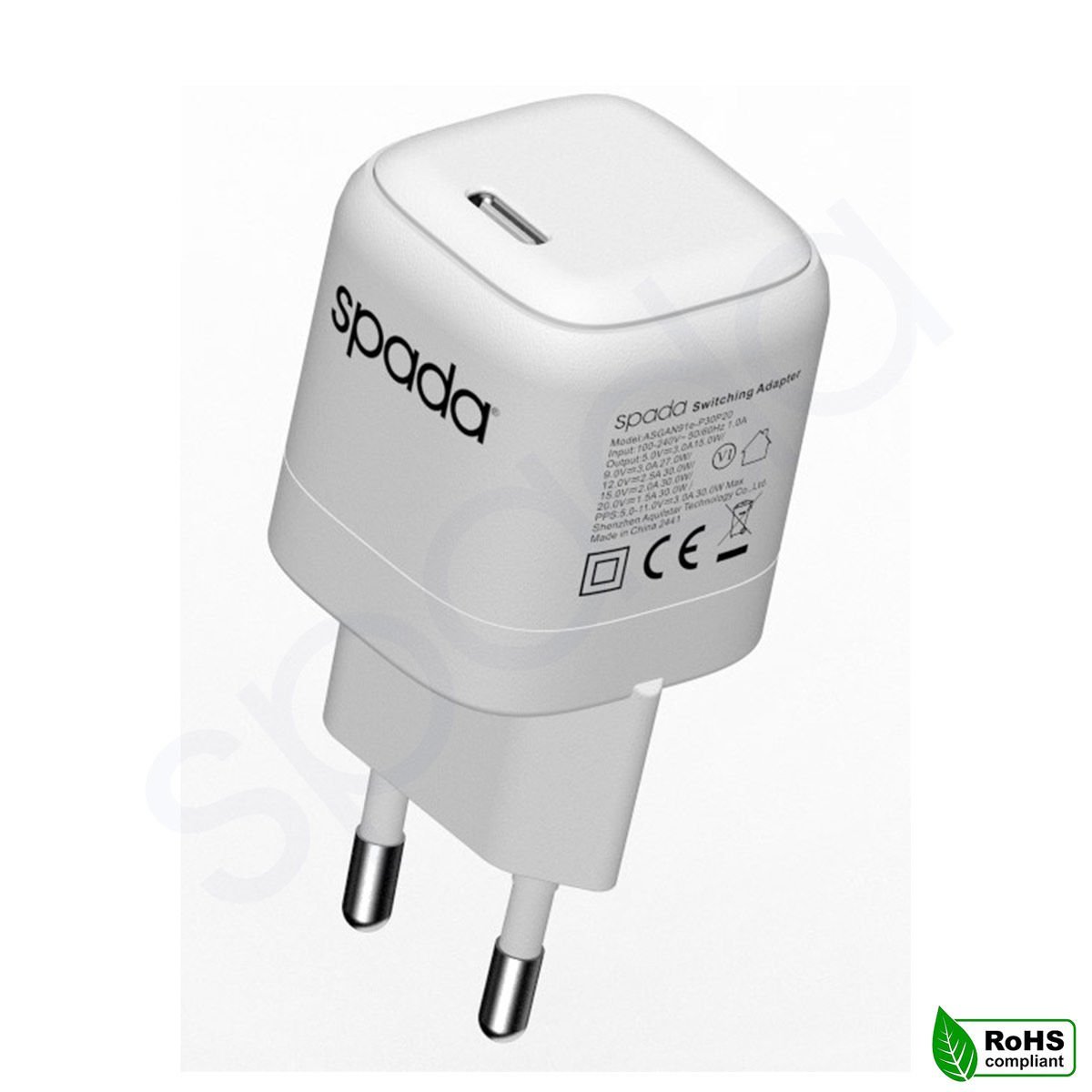 Spada GAN Hızlı Şarj Cihazı 30W Type C Çıkış