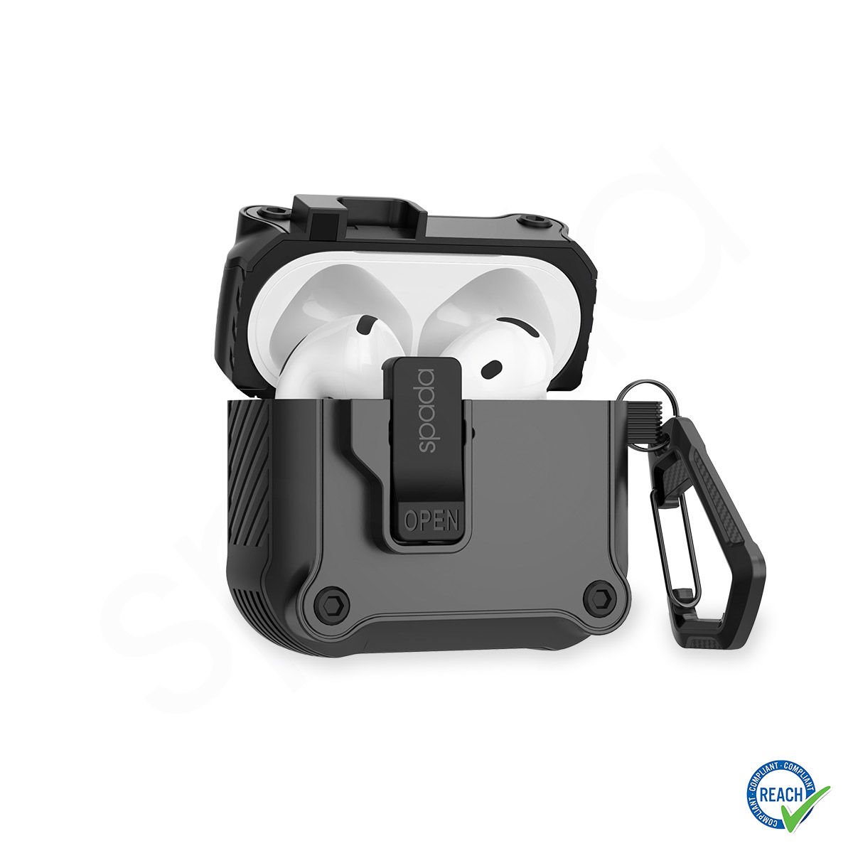 Spada AirPods 4 Kılıfı - Siyah