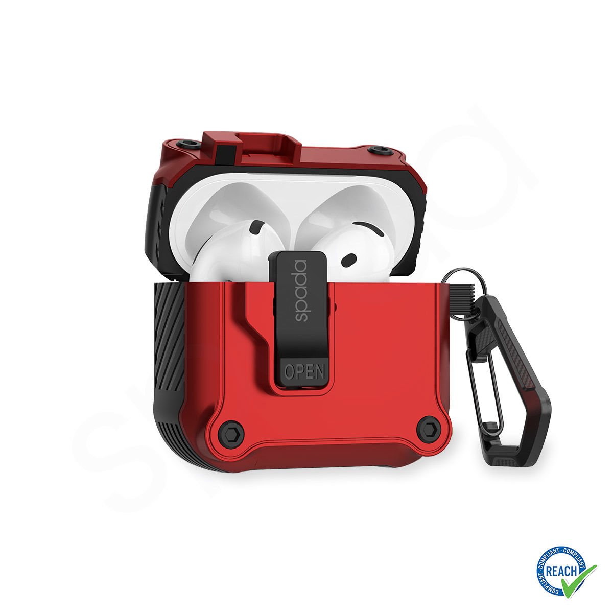 Spada AirPods 4 Kılıfı - Kırmızı