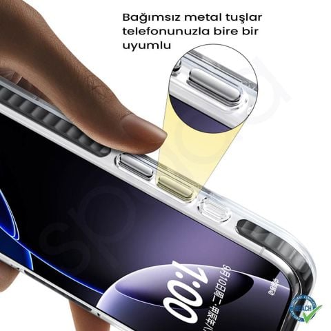 iPhone 17 Pro Max Spada Icon Magsafe Pembe Kapak