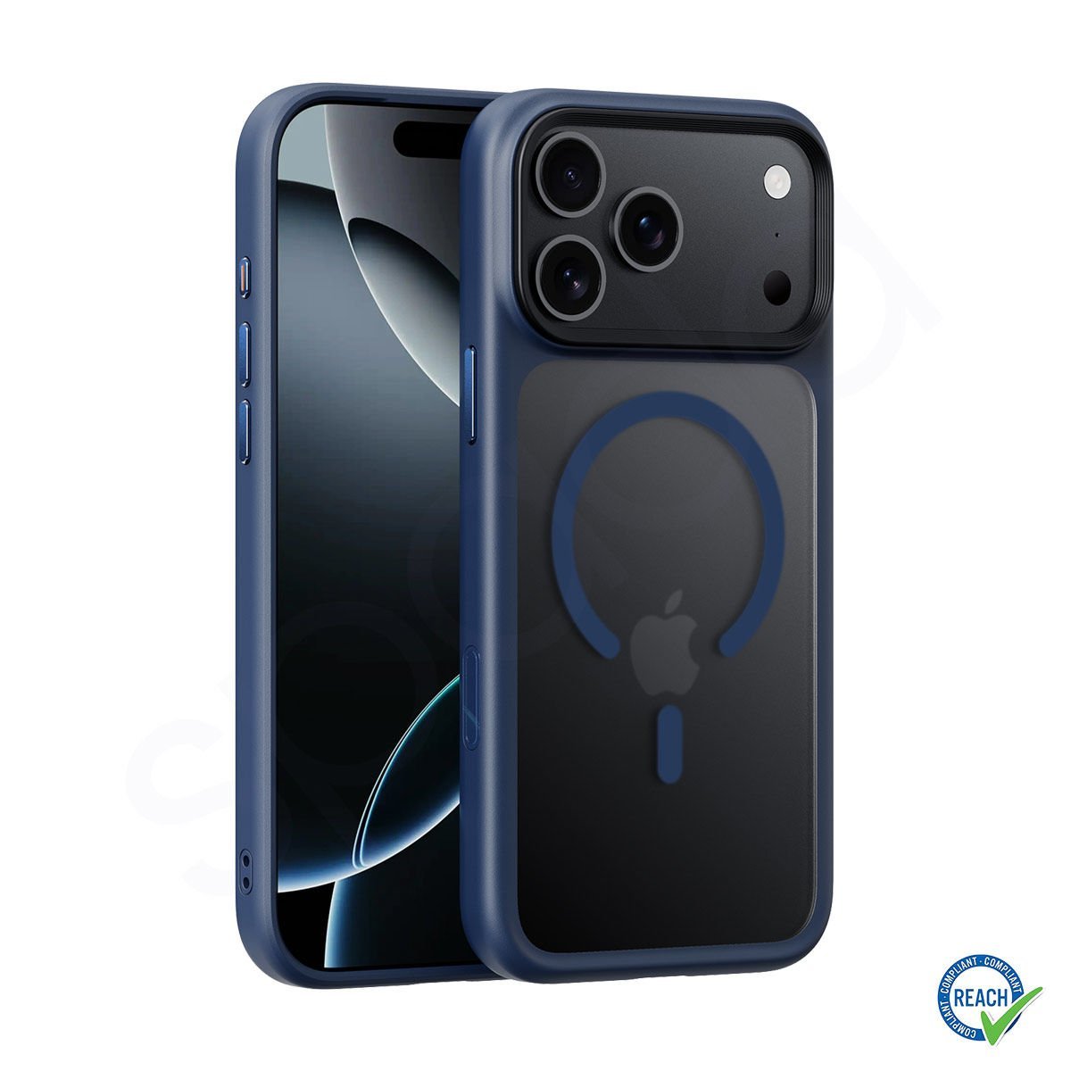 iPhone 17 Pro Max Spada Panzer Magsafe Lacivert Kapak