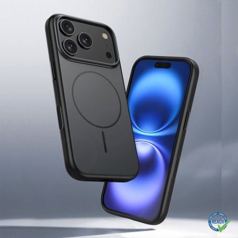 iPhone 17 Pro Spada Doppel Magsafe Siyah Kapak