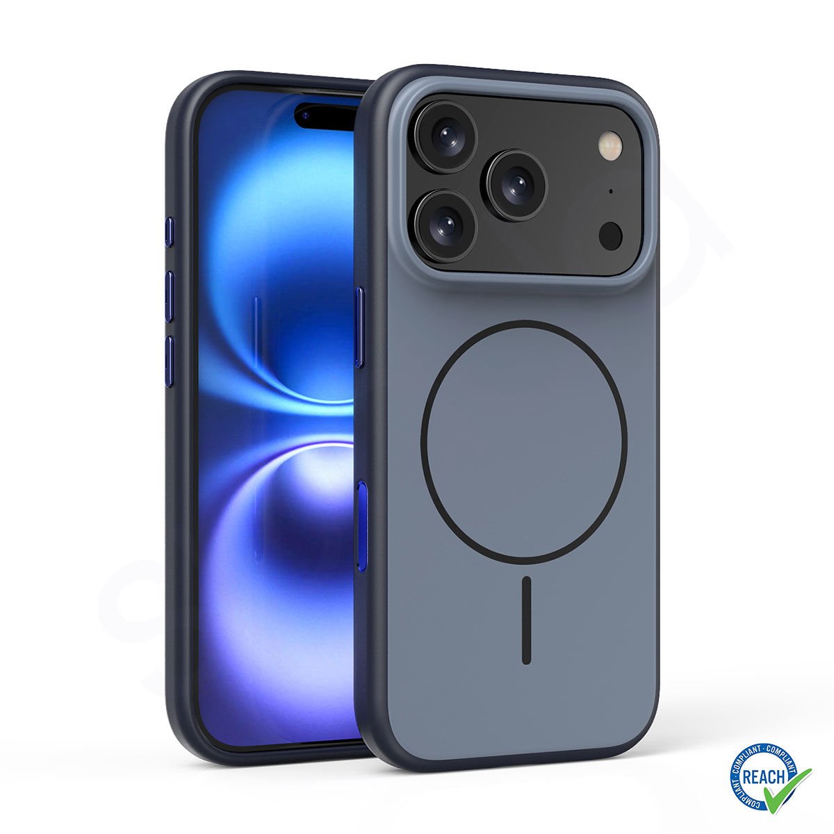 iPhone 17 Pro Max Spada Doppel Magsafe Lacivert Kapak