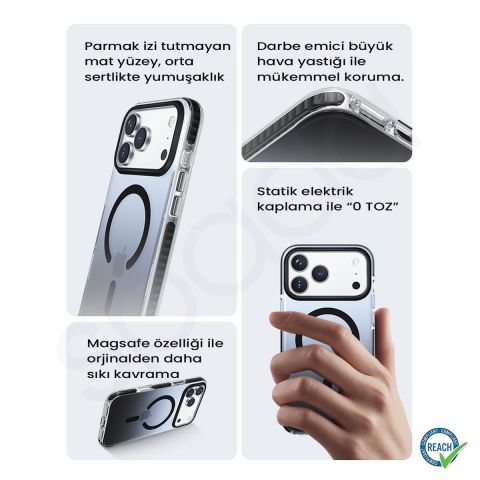 iPhone 17 Pro Max Spada Icon Magsafe Gold Kapak