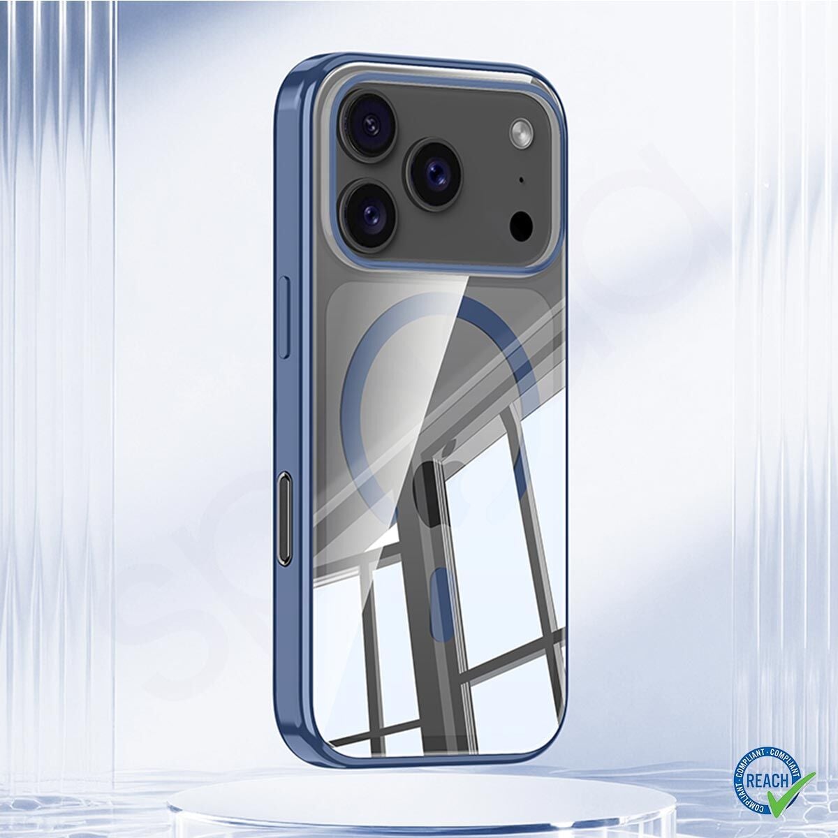 iPhone 17 Pro Max Spada Muse Magsafe Lacivert Kılıf