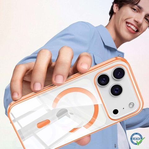 iPhone 17 Pro Spada Muse Magsafe Turuncu Kılıf