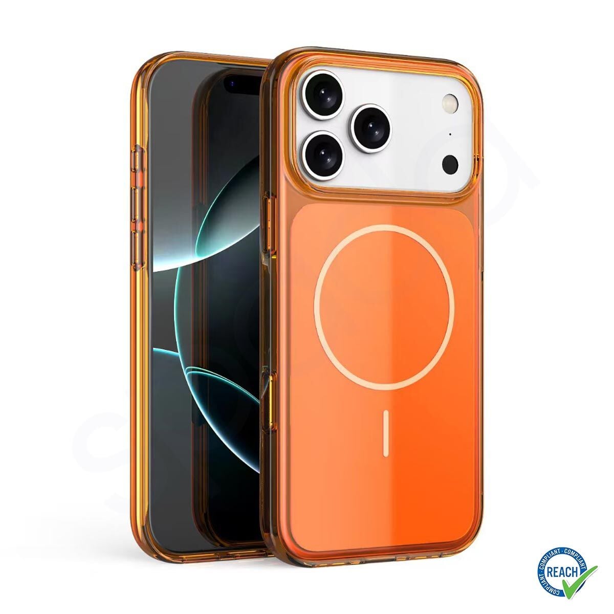 iPhone 17 Pro Max Spada Aden Magsafe Turuncu Kılıf