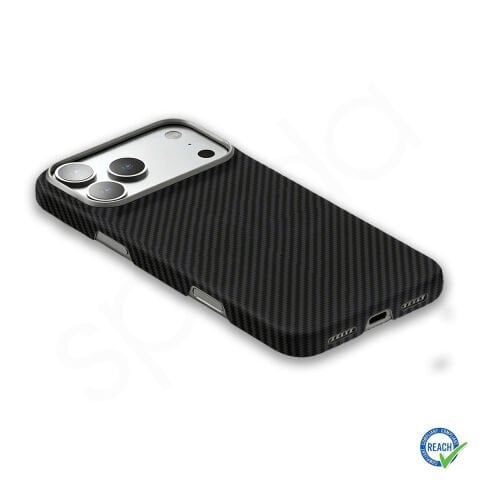 iPhone 17 Pro Max Spada Premium Kevlar Magsafe Siyah Kılıf