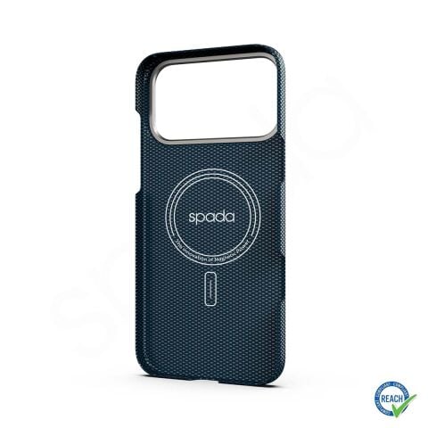 iPhone 17 Pro Spada Premium Kevlar Magsafe Lacivert Kılıf