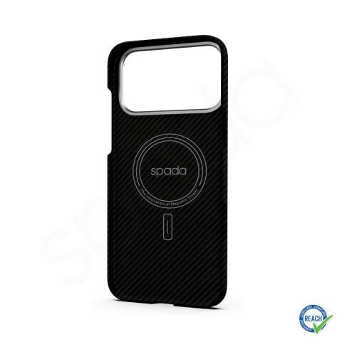iPhone 17 Pro Spada Premium Kevlar Magsafe Siyah Kılıf