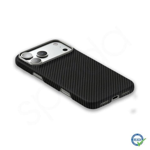 iPhone 17 Pro Spada Premium Kevlar Magsafe Siyah Kılıf