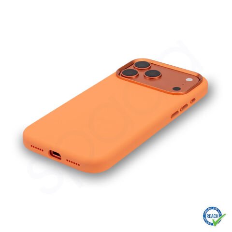 iPhone 17 Pro Spada Liquid Silikon Magsafe Turuncu Kılıf