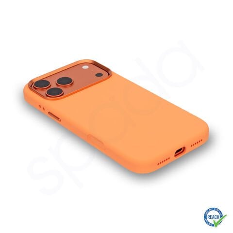 iPhone 17 Pro Spada Liquid Silikon Magsafe Turuncu Kılıf