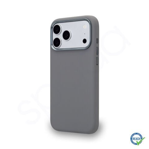 iPhone 17 Pro Spada Liquid Silikon Magsafe Gri Kılıf