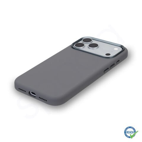 iPhone 17 Pro Spada Liquid Silikon Magsafe Gri Kılıf