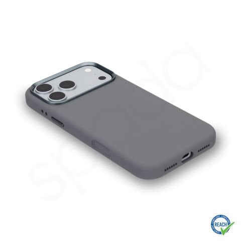 iPhone 17 Pro Spada Liquid Silikon Magsafe Gri Kılıf